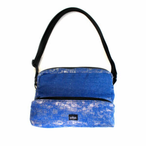 Bolso MARICONA - denim manchas plateadas