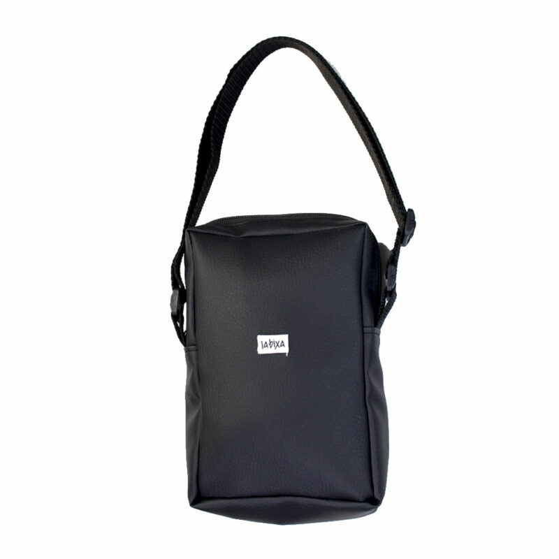 Bolso rectangular BRICK – Serpiente negro